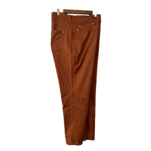 IMAN Women's 24WP Rust Colored Dressy Casual Stretch Soft Comfy Skinny Fit Pants